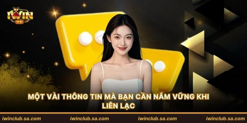 Một vài thông tin mà bạn cần nắm vững khi liên lạc